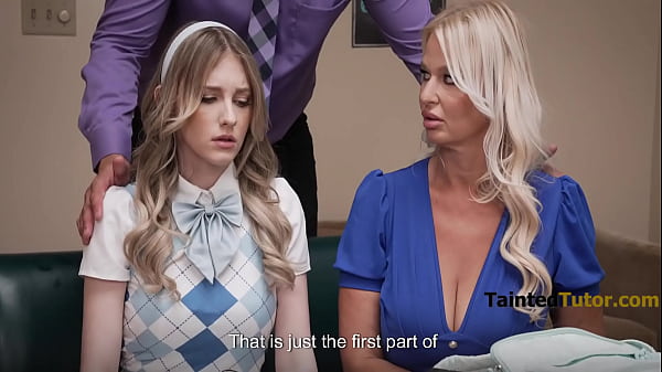 Perverted Principal Punishes Whistle Blower & Her Stepmom For Exposing Him | TaintedTutor