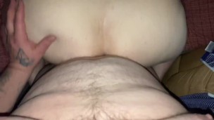 Landlord gets cock in all 3 holes. Rent paid in full with anal creampie